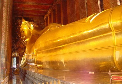 The Reclining Buddha At Wat Pho Bangkok